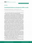 Research paper thumbnail of Contribuições bioéticas em situações de conflito na saúde