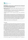 Research paper thumbnail of Ứng dụng ảnh viễn thám khảo sát nhiệt độ bề mặt tại thành phố Hồ Chí Minh giai đoạn 2016–2020