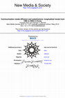 Research paper thumbnail of Communication media diffusion and substitutions: longitudinal trends from 1980 to 2005 in Korea