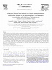 Research paper thumbnail of Control of antigen mass transfer via capture substrate rotation: An absolute method for the determination of viral pathogen concentration and reduction of heterogeneous immunoassay incubation times