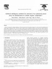 Research paper thumbnail of Artificial intelligence methods for selection of an optimized sensor array for identification of volatile organic compounds