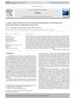 Research paper thumbnail of A rapid, simple method for determining formaldehyde in drinking water using colorimetric-solid phase extraction