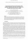 Research paper thumbnail of Experimental and Numerical Evaluation of the Radiative Wall Heat Flux in the Post-Chamber of a Paraffin-Based Hybrid Rocket Engine