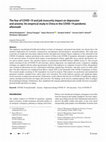 Research paper thumbnail of The fear of COVID-19 and job insecurity impact on depression and anxiety: An empirical study in China in the COVID-19 pandemic aftermath