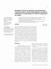 Research paper thumbnail of Atividades séricas da aspartato aminotransferase, creatina quinase e lactato desidrogenase de eqüinos submetidos ao teste padrão de exercício progressivo em esteira