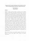 Research paper thumbnail of Pengaruh Illnes Perception, Dukungan Sosial, dan Health Locus of Control terhadap Kepatuhan Pada Pasien Gagal Ginjal Kronik