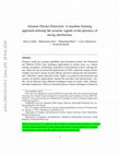 Research paper thumbnail of Amateur Drones Detection: A machine learning approach utilizing the acoustic signals in the presence of strong interference