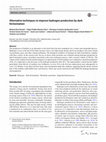 Research paper thumbnail of Alternative techniques to improve hydrogen production by dark fermentation