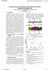 Research paper thumbnail of Structural design of graphene-loaded silicon SW-MS BG modulator for higher ER