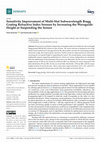 Research paper thumbnail of Sensitivity Improvement of Multi-Slot Subwavelength Bragg Grating Refractive Index Sensors by Increasing the Waveguide Height or Suspending the Sensor