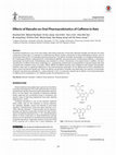 Research paper thumbnail of Effects of Baicalin on Oral Pharmacokinetics of Caffeine in Rats