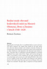 Research paper thumbnail of Reálné mzdy obyvatel královských měst na Moravě: Olomouc, Brno a Znojmo v letech 1540-1620 (Real Wages of the Inhabitants of Royal Towns in Moravia: Olomouc, Brno, and Znojmo in 1540-1620)