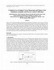 Research paper thumbnail of Combined Use of Support Vector Regression and Monte Carlo Simulation in Quality and Process Control Calibration