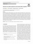 Research paper thumbnail of Improved cross pattern approach for steel surface defect recognition