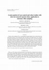 Research paper thumbnail of A meta-analysis of case-control and cohort studies with interval-censored exposure data: application to chorionic villus sampling