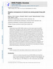 Research paper thumbnail of Negative Consequences of Alcohol Use among People Living with HIV