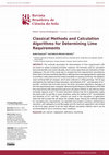 Research paper thumbnail of Classical Methods and Calculation Algorithms for Determining Lime Requirements