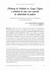 Research paper thumbnail of Avaliação da oralidade em língua inglesa: a atribuição de notas como expressão da subjetividade do professor