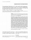 Research paper thumbnail of Coincidental detection of T-cell rich B cell lymphoma in the para-aortic lymph nodes of a woman undergoing lymph node dissection for cervical cancer: A case report