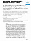 Research paper thumbnail of The Relationship Between Unsupervised Time after School and Physical Activity in Adolescent Girls