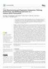 Research paper thumbnail of Lean Manufacturing and Ergonomics Integration: Defining Productivity and Wellbeing Indicators in a Human–Robot Workstation