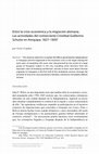 Research paper thumbnail of Entre la crisis económica y la migración alemana. Las actividades del comerciante Cristóbal Guillermo Schutte en Arequipa, 1827–1850