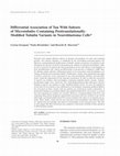 Research paper thumbnail of Differential Association of Tau With Subsets of Microtubules Containing Posttranslationally-Modified Tubulin Variants in Neuroblastoma Cells