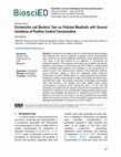 Research paper thumbnail of Escherichia coli Bacteria Test on Polluted Meatballs With Several Variations of Positive Control Concentration