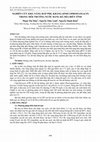 Research paper thumbnail of Nghiên Cứu Khả Năng Hấp Phụ Kháng Sinh Ciprofloxacin Trong Môi Trường Nước Bằng Bã Mía Biến Tính