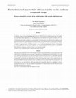 Research paper thumbnail of Excitación sexual: una revisión sobre su relación con las conductas sexuales de riesgo