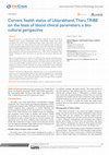 Research paper thumbnail of Current Health Status of Uttarakhand, Tharu Tribe on the Basis of Blood Clinical Parameters: A Bio-Cultural Perspective