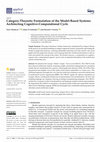 Research paper thumbnail of Category-Theoretic Formulation of the Model-Based Systems Architecting Cognitive-Computational Cycle