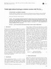 Research paper thumbnail of Visible-light-induced hydrogen evolution reaction with WS x Se2−x