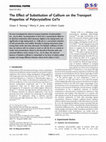 Research paper thumbnail of The Effect of Substitution of Gallium on the Transport Properties of Polycrystalline GeTe