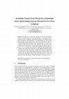 Research paper thumbnail of Knowledge transfer from a perspective of quadruple helix: Initial findings from the financial services sector in Bahrain