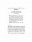 Research paper thumbnail of Mobile Robot Path Planning : an Efficient Distance Computation between Obstacles using Discrete Boundary Model ( DBM )