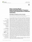 Research paper thumbnail of Deep Learning Based Superconducting Radio-Frequency Cavity Fault Classification at Jefferson Laboratory