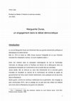 Research paper thumbnail of Marguerite Duras, un engagement dans le débat démocratique