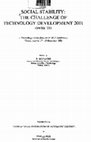 Research paper thumbnail of Social stability: the challenge of technology development 2001 (SWIIS '01) : a proceedings volume from the 8th IFAC Conference, Vienna, Austria, 27-29 September 2001