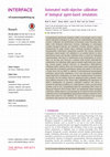 Research paper thumbnail of Automated multi-objective calibration of biological agent-based simulations