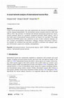 Research paper thumbnail of A social network analysis of international tourism flow