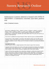 Research paper thumbnail of Azithromycin in patients admitted to hospital with COVID-19 (RECOVERY): a randomised, controlled, open-label, platform trial