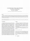 Research paper thumbnail of A correlated study of linear optical absorption in tetracene and pentacene