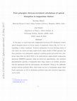 Research paper thumbnail of First principles electron-correlated calculations of optical absorption in magnesium clusters