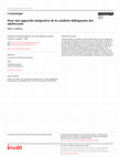 Research paper thumbnail of Pour une approche intégrative de la conduite délinquante des adolescents