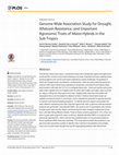 Research paper thumbnail of Genome wide association study for drought, aflatoxin resistance, and important agronomic traits of maize hybrids in the sub-tropics