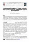 Research paper thumbnail of The Determinants of User Behavior of Computer Based Transaction Processing Systems: The Case of Minimarket Employees in Padang, Indonesia