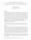 Research paper thumbnail of PROCESO DE PAZ EN COLOMBIA Y LA JUSTICIA PENAL INTERNACIONAL