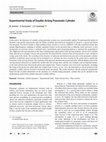 Research paper thumbnail of Experimental Study of Double-Acting Pneumatic Cylinder