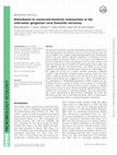 Research paper thumbnail of Disturbance to conserved bacterial communities in the cold-water gorgonian coral Eunicella verrucosa